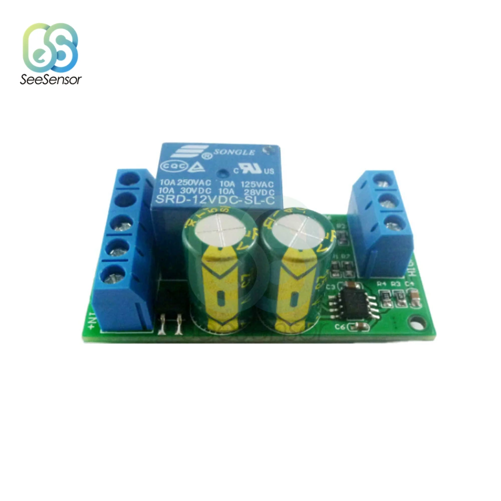 High Power Water Level Automatic Controller 12V Liquid Sensor Switch Solenoid Valve Motor Pump Automatic Control Relay Board