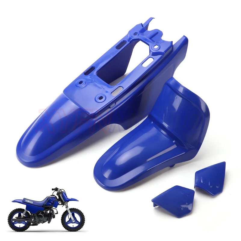 

Motorcycle Plastic Front & Rear Kit Body Fender Cover Set Shell Mudguards Fairings Kit Fit Yamaha PW50 PY50 Peewee 50 Mini Bike
