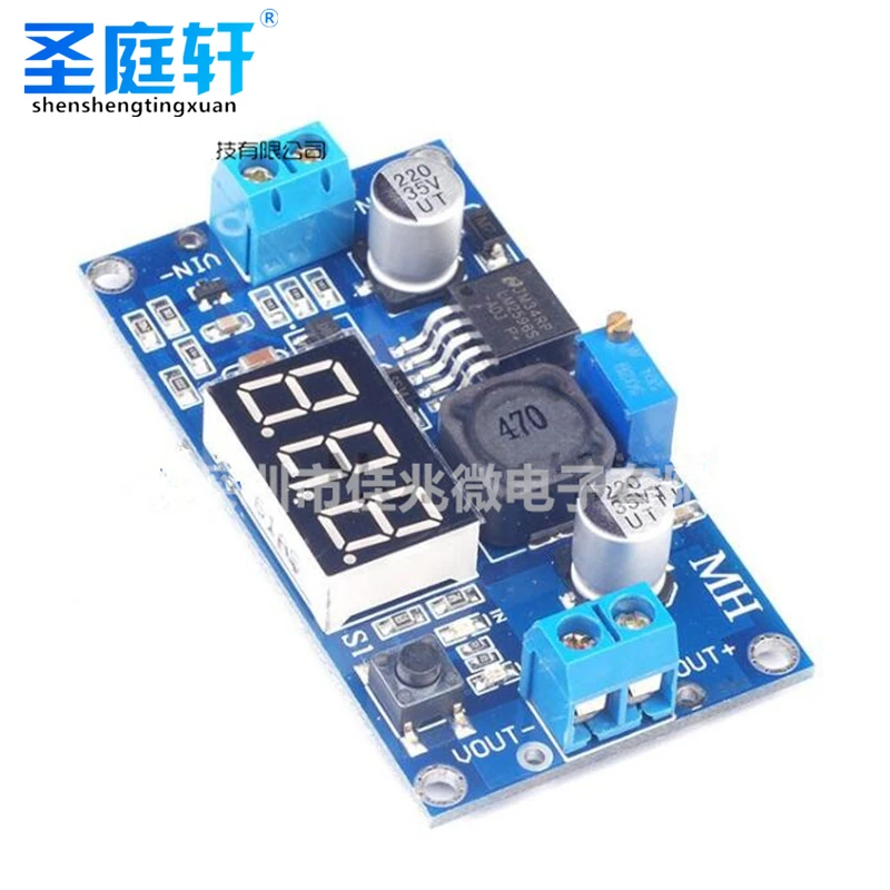 LM2596 DC DC Step Down Converter Voltage Regulator LED Display Voltmeter 4.0~40 to 1.3-37V  Buck Adapter Adjustable Power Supply