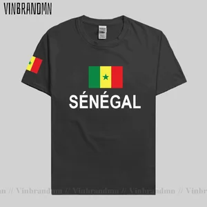 Herren T -Shirt Sensor Sen, 2021 Baumwollt -Shirt, Nationsteam T -Shirt, Landkleidung, Sport, Fußball, Senegalês 10 Hauptverkäufe Senegal -Shirt - №3