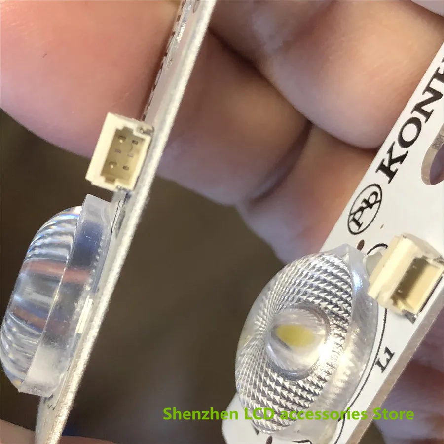 40ชิ้น/ล็อตสำหรับ Universal Konka LED32F1100cf Light Bar 35018475 35018477 35018476 35018478 3V 100% ใหม่