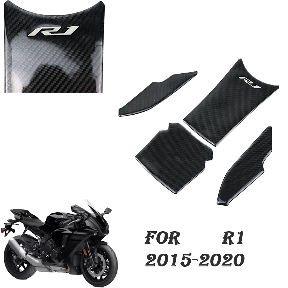 

3D Motorcycle Tank Pad Protector Decal Stickers Case for YAMAHA R1 R1M 2015-2019 16 17 18 Motorcycle Tank Pad Gel Protecto