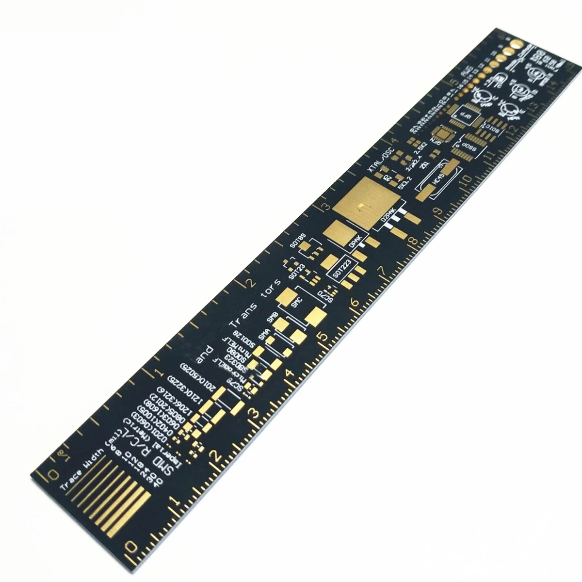 15/20/25cm PCB Righello Per Ingegneri Elettronici Per Geeks Makers Per Arduino Ventole PCB Riferimento Righello PCB di Imballaggio Unità v2-6