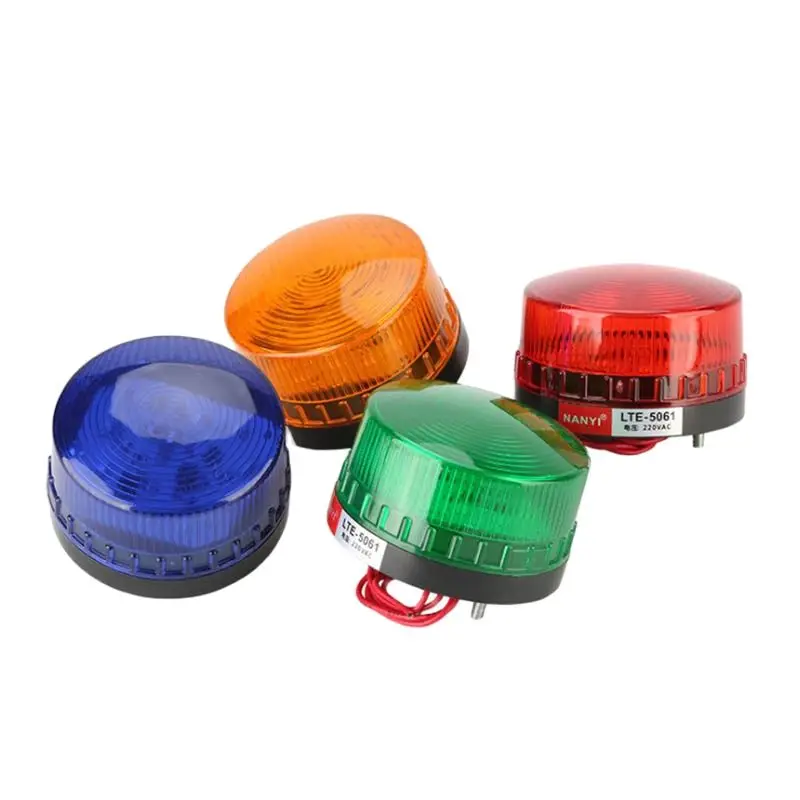 Waterproof Mini Light Safety Alarm Flashing Signal Flashlight Optional Red Yellow