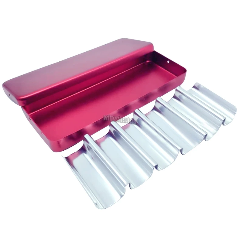 1 sztuk Dental Bur Houder blok sterylizator Case desefectie Endo Box Rack Voor Tandarts