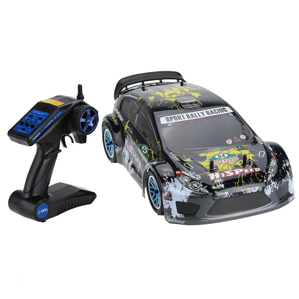 HSP 94177 Nitro Powered Off-road Sport Rally Racing 1/10 Scale 4WD RC Car KUTIGER Body with 2.4Ghz 2CH Transmitter RTR