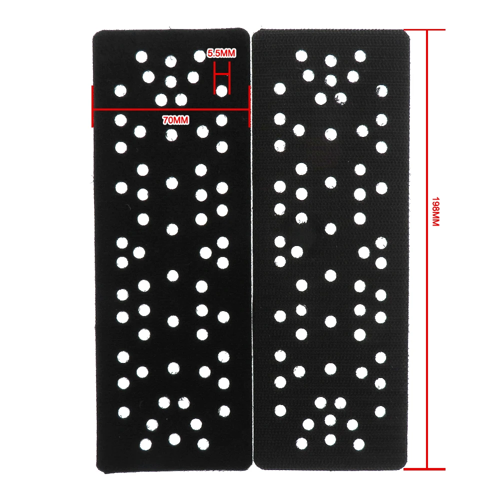 198x70mm ultracienki podkładka ochronna Hookit czysta tarcza szlifierska Pad Hook Saver osłona ochronna dla Mirka stopa szlifierska