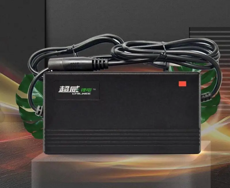 Voltaje nominal Cargador de batería de litio ternario de 36V 5A, voltaje de carga de 42V, cargador de carga rápida