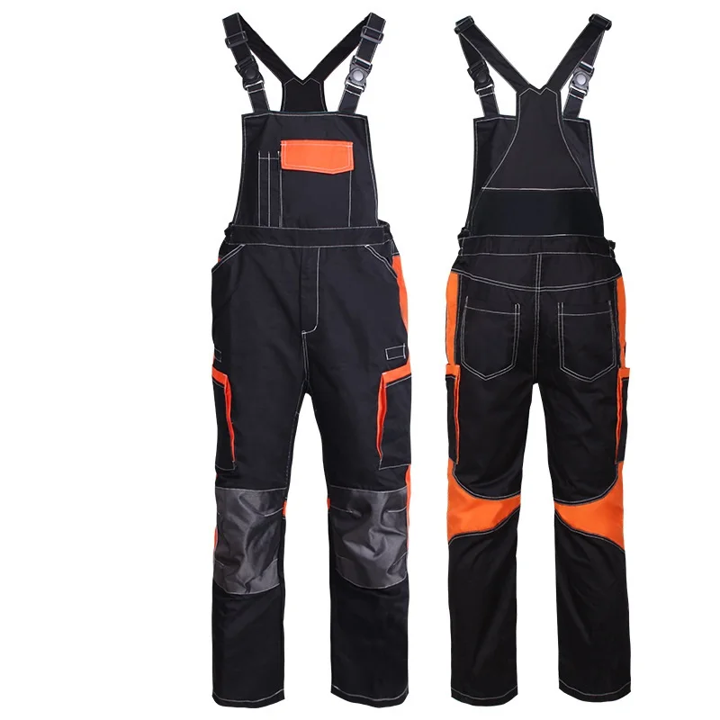 Men's Cargo Pants Work Overall Workwear Bib Overall Twill Multi Pocket Working Mechanic Coverall Working Uniforms Work Jumpsuits