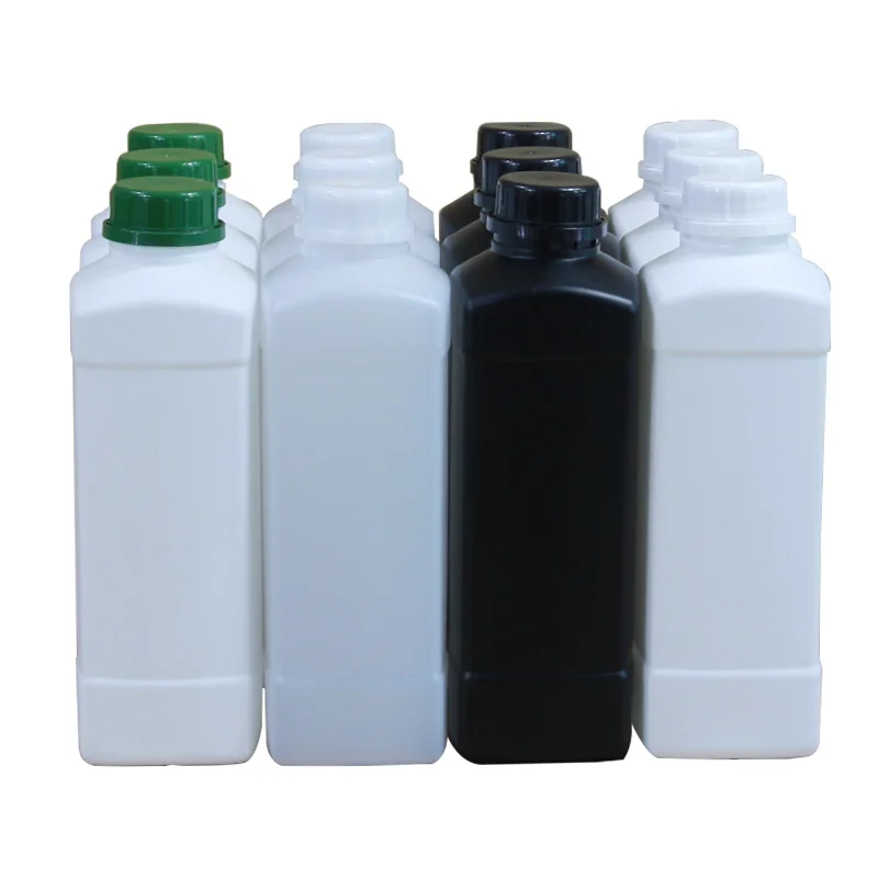 1000ML Empty HDPE Plastic bottle with lid Leakproof packaging container for liquid Laundry detergent Food Grade Bottle