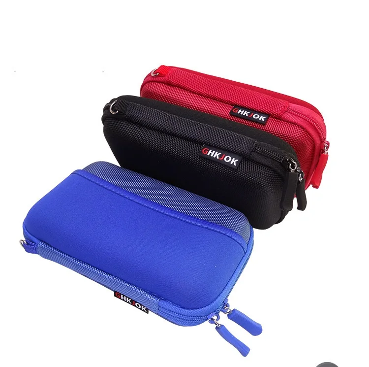 GUANHE Borsa organizer per cavi HDD SSD da 2,5 pollici Mini custodia per unità flash USB Kit sistema da viaggio con un set
