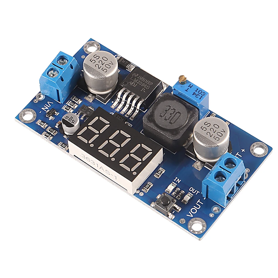 XL6009 DC-DC Verstelbare Boost Module 5-32V Liter 5-55V Met Digitale Display