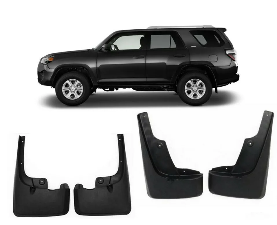 4pcs Car Mudguards Fender For Toyota 4Runner 4 Runner 2014-2022 Front Rear Splash Guards Mudguards Mud Flaps Wheel Fender Guards