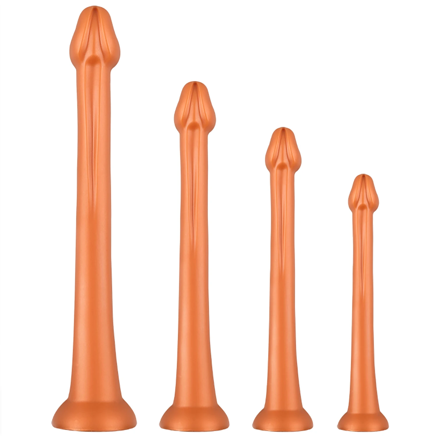 Liquid Silicone Super Long Anal Plug Big Dildos Stimulate Anus and Vagina Soft Anal Dilator Penis Sex Toy Dick Butt Plug Phallus