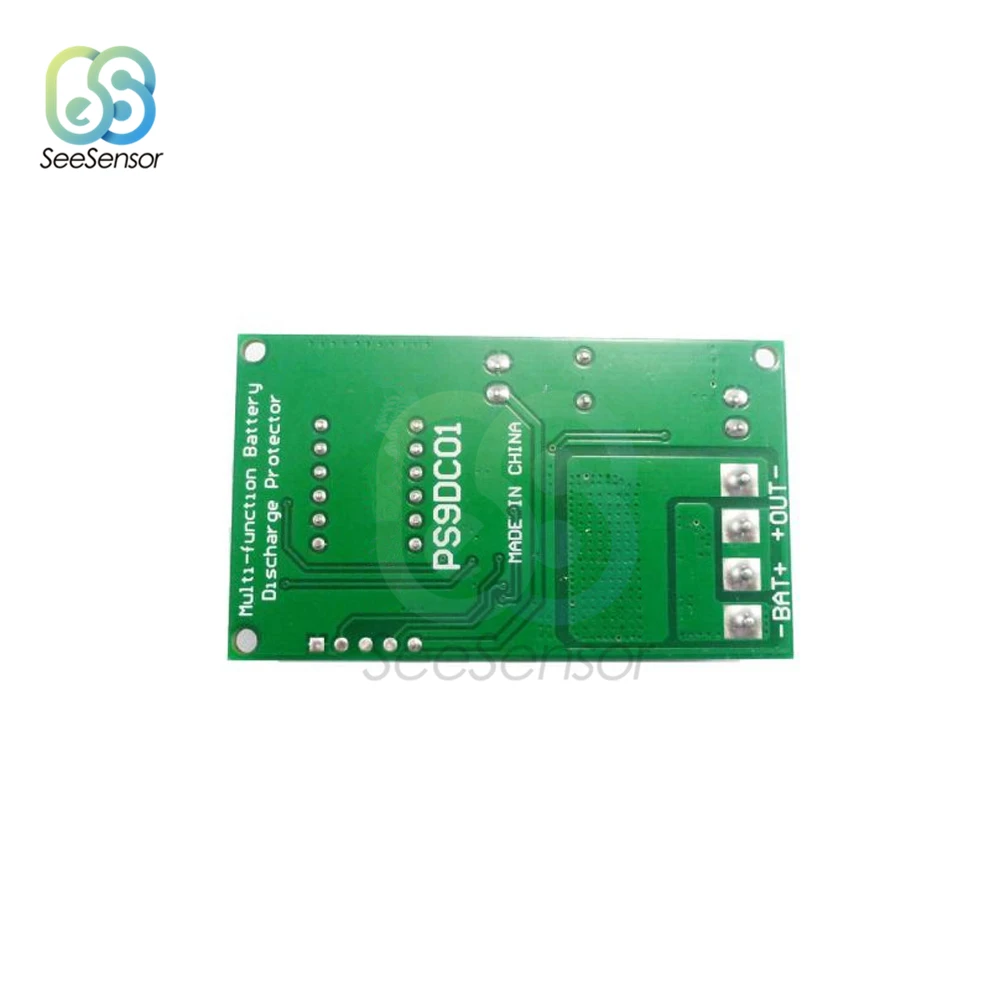 PS9DC01 DC 6-30V 15A Battery Discharge Protection Module Multipurpose Battery Discharge Protector for Lead-acid Lithium Battery