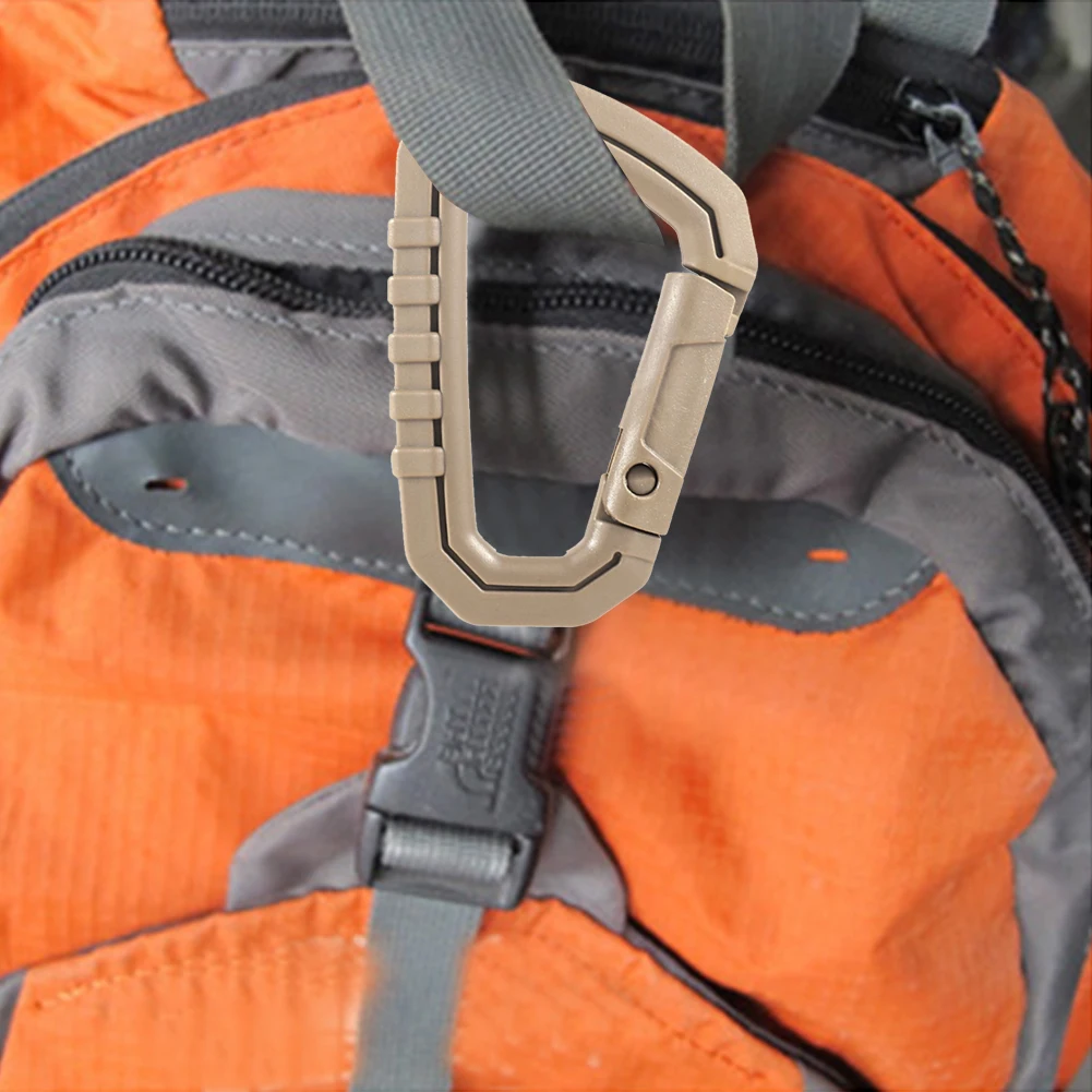 Mosquetão quickdraw ferramenta clipe molle webbing cinta mochila ao ar livre fivela de bloqueio instantâneo acampamento escalada saco tático pendurar gancho fecho