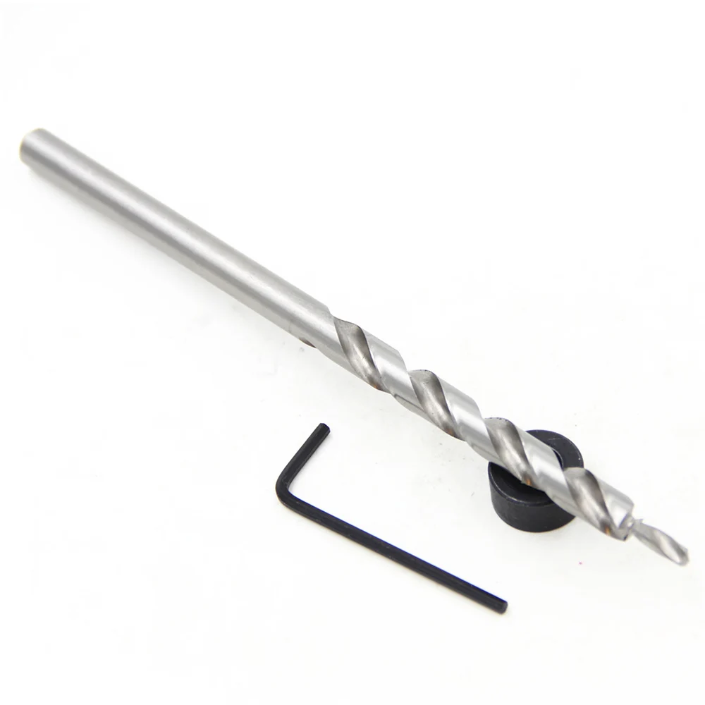 1 Cái 9Mm Mũi Khoan Bộ Mũi Khoan Xiên Khoét Lỗ Điện Dụng Cụ Gỗ Có Ngăn Gỗ Chamfer