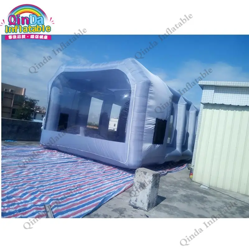 

Shipping 10*5*3.5M Free Portable Cabins Inflatable Spray Booth Used Car Paint Booth For Sale