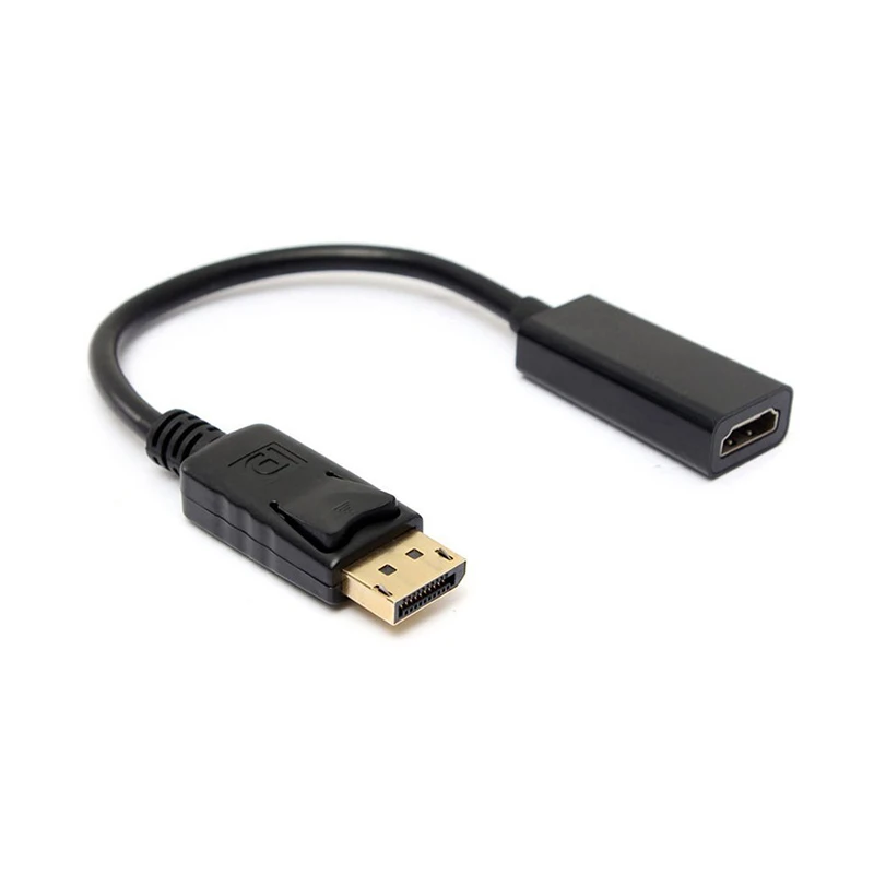 DP DisplayPort to VGA DVI HDMI-Compatible Converter Video Cable Display Port D-Sub Adapter 1080P 720P HDTV Monitor PC