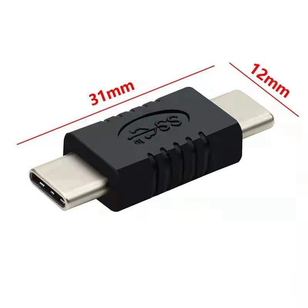 

Type-C male to male adapter usb-c data cable male extension cable adapter connector adapter