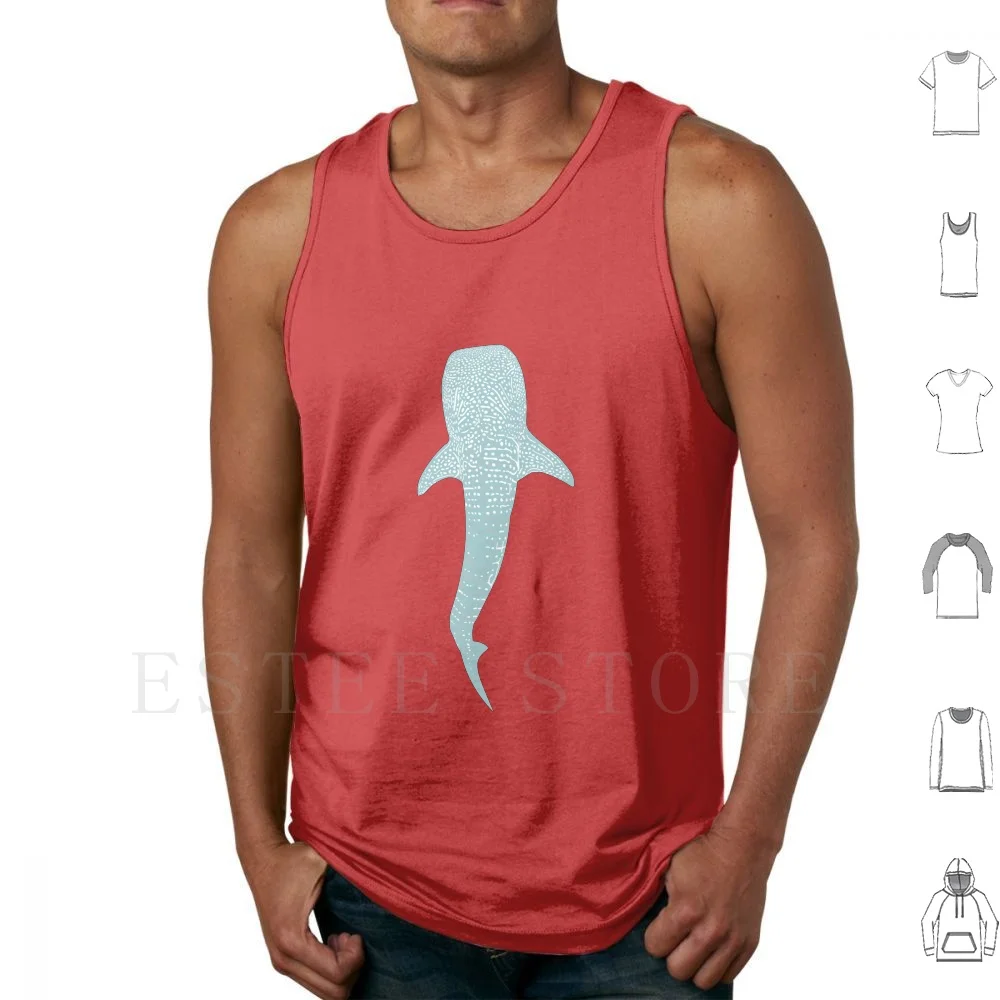 Whale Shark Tank Tops Vest Cotton Whale Shark Whale Shark Ocean Ocean Beast Ocean Creature