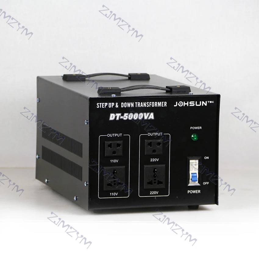 220V-110V 5000VA Step up& down transformer Heavy Duty Voltage Regulator Converter Power Transformer 110V-220V Converter