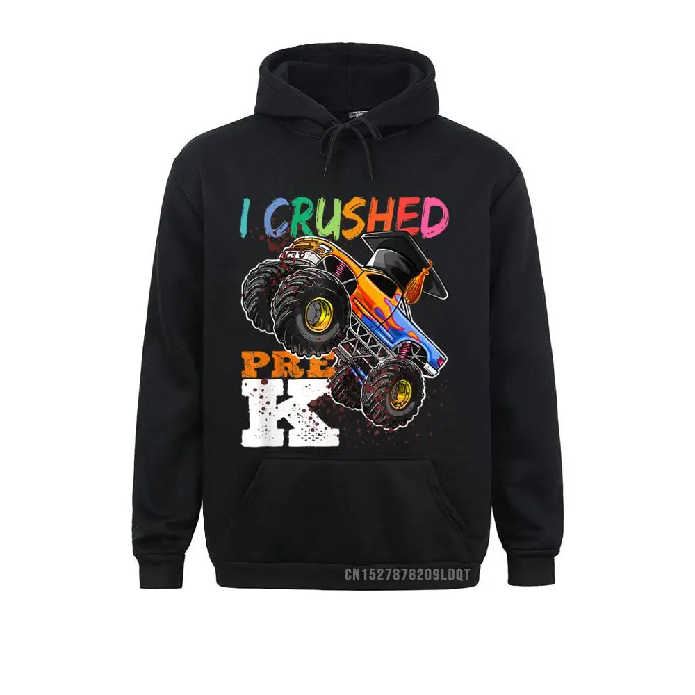 I Crushed Pre K Monster Truck Back To School Cap Kids Boys Men/Women's Long Sleeve Hoodies Street Sweatshirts 2021 Popular Hoods