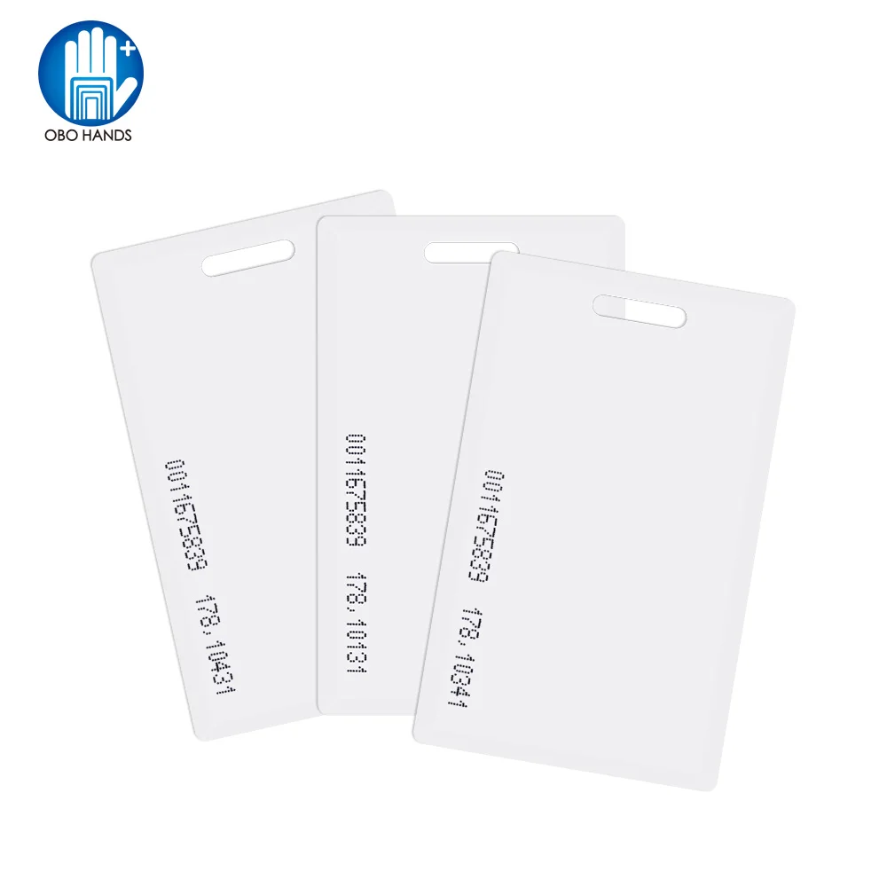 

125KHz RFID Card TK4100 Clamshell Card 1.8mm Thickness Proximity EM ID Card With 64 bits for Entry Access Control 10/25/50/100