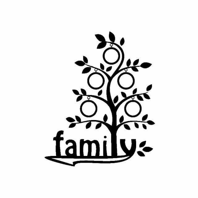 

11.3CM*13.8CM Funny Vinyl Decal Family Car Stickers