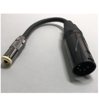 HIFI Male 5 Pin XLR Balance to 3.5mm Female Audio Cable DAC Stage XLR Headphone Adapter Cable