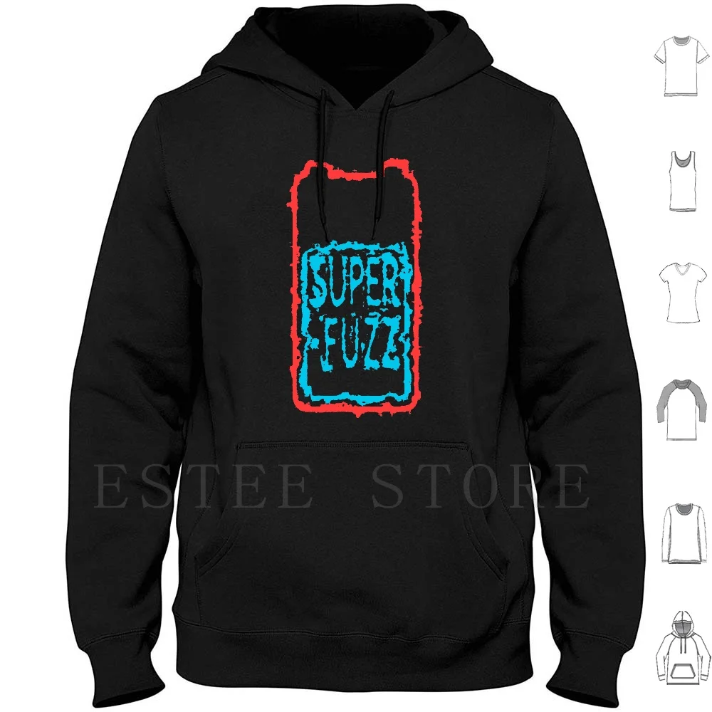 The Legendary Super-Fuzz Hoodie Long Sleeve Univox Super Fuzz Fuzz Guitar Guitar Pedal Pedal Electric Guitar Effect Pedal