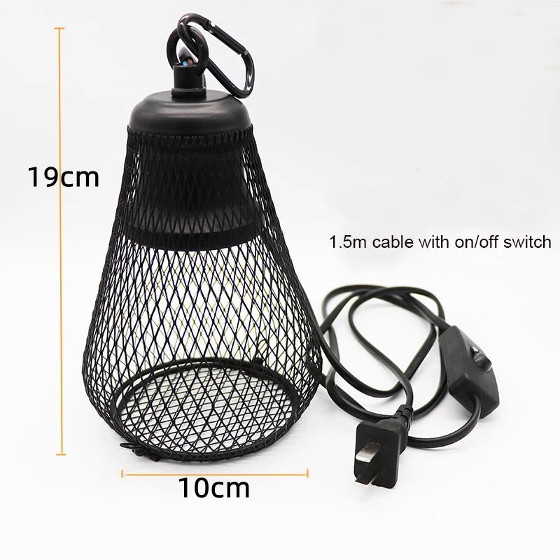 Lampe chauffante en céramique à infrarouge lointain pour Reptile, ampoule émetteur de chaleur pour Ortoise, lézard, araignée, ampoule chauffante pour animaux de compagnie, couveuse EU/US Pl