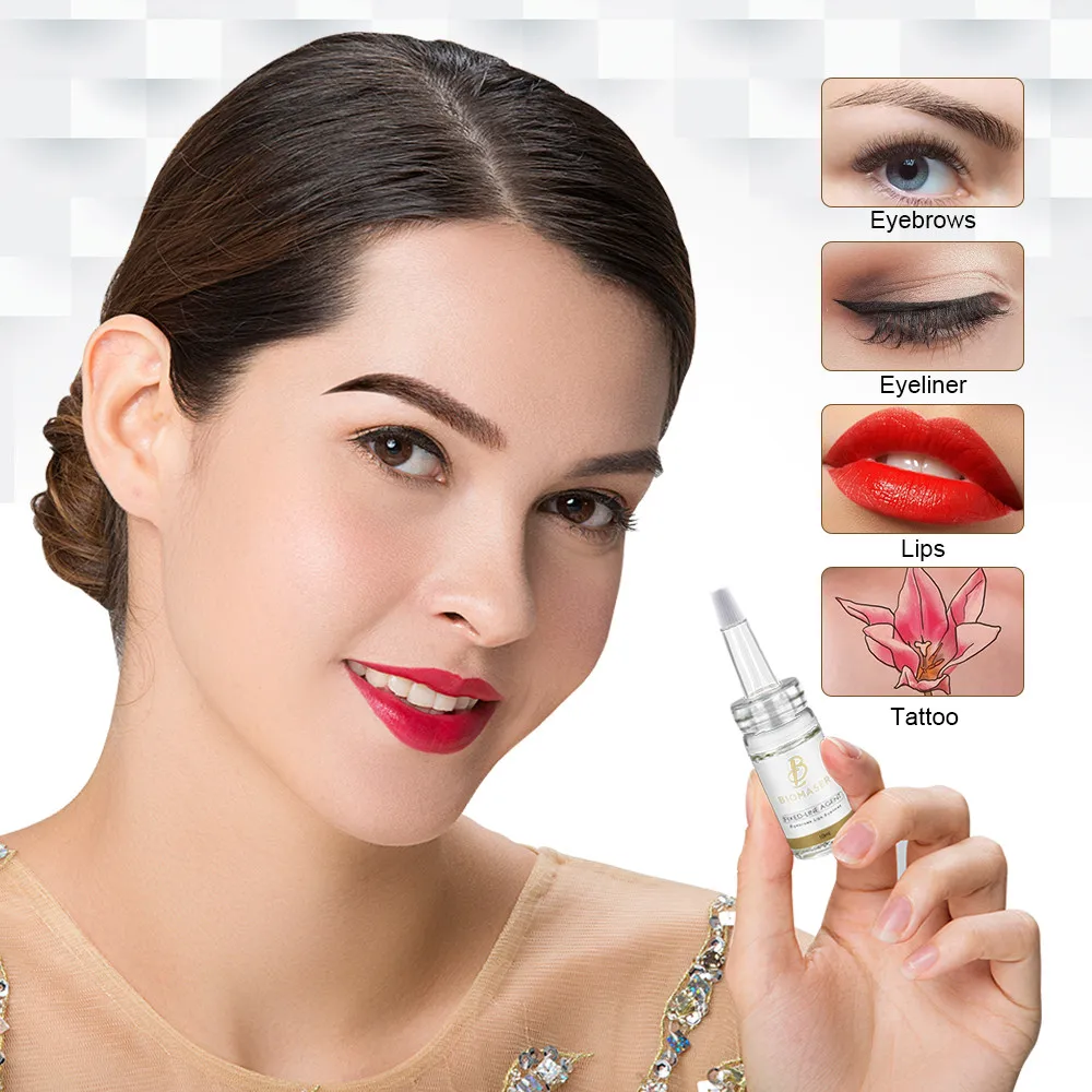 Biomaser Microblading  Swelling Coloring Agent Permanent Makeup Ink Eyebrow Lips Assistence Eyebrow Repair Tattoo Accessory