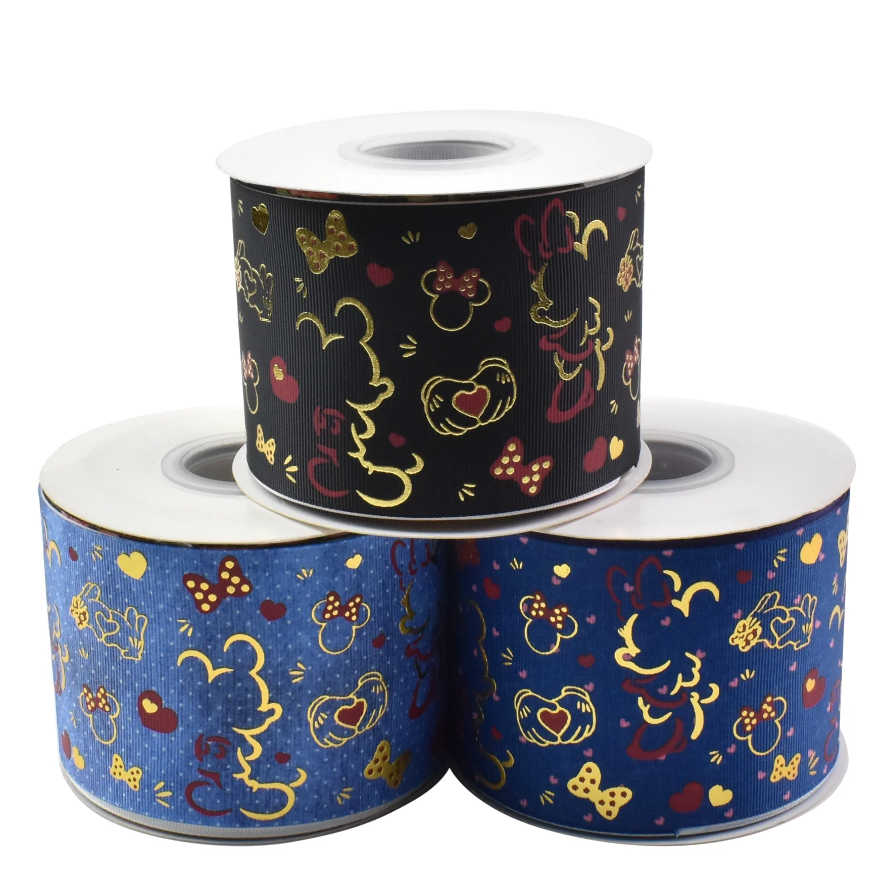 

HSDRibbon 75mm 3inch hsd-design custom popular Pattern on Grosgrain Ribbon