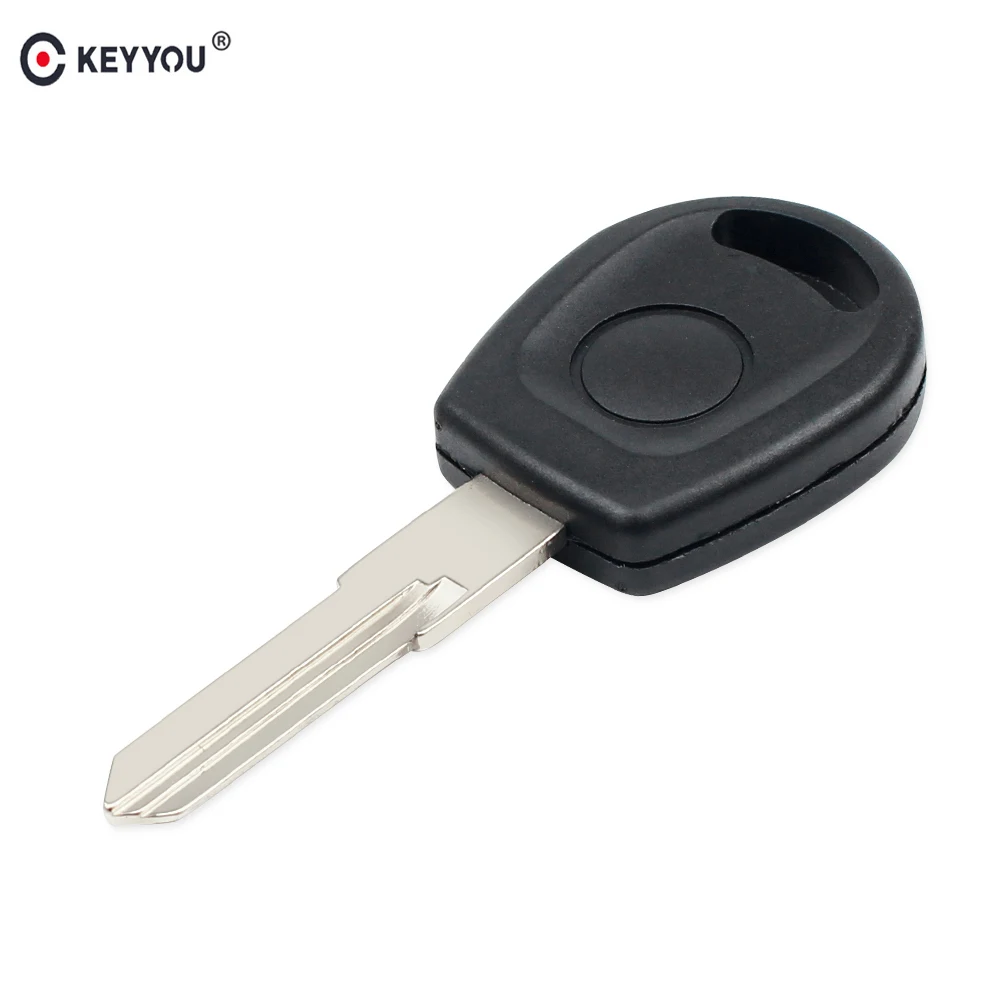 KEYYOU Transponder Car Key Case For Old VW Volkswagen Jetta POLO BORA PASSAT Uncut HU49 Blade Fob Chip shell