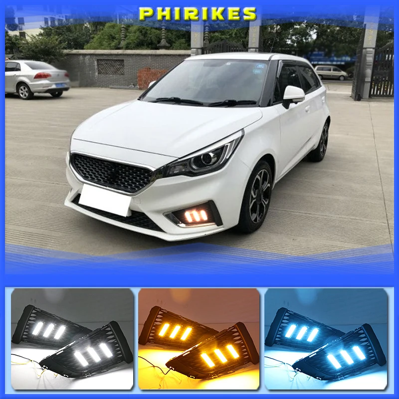 

LED DRL daytime running light + fog lamp for MG3 MG 3 2017 2018