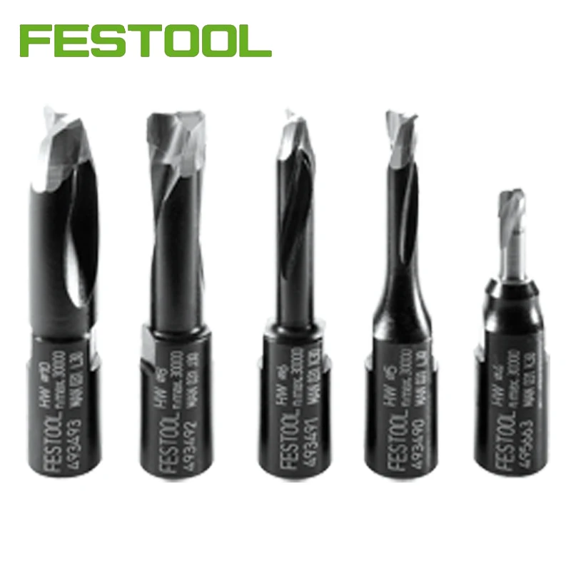 Germany imported FESTOOL Festo Domino DF500 special slotting and tenoning cutter for woodworking tungsten steel milling cutter