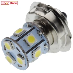 1Pcs Motorbike LED Headlight P26S Bulb 6V 12V Volt Motorcycle Headlamp Light 5050 9SMD Scooter Moped Moto Bike Front Head Lamp