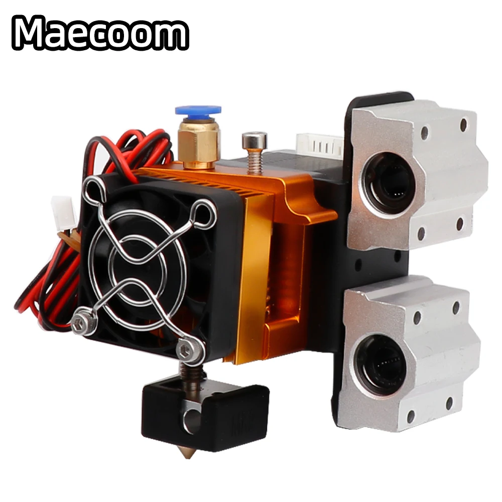 MK8 Extruder 0.4mm Nozzle 1.75mm Filament Kit J-head Extrusion Hotend Head With Motor Throat Aluminum Parts for Anet A6 A8