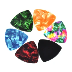 50 stuks Medium 0.71mm 346 Afgeronde Driehoek Plectrums Plectrums Blank Celluloid