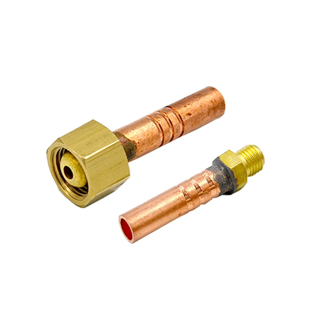 Conector de ajuste de soplete de soldadura frontal, tuerca de Cable, tornillo, accesorios para equipos de soldadura, 8mm, M16 x 1,5mm, 2 unidades