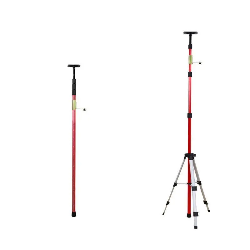 Misuratore di livello di ispessimento in lega di alluminio asta di supporto di sollevamento asta telescopica staffa a treppiede a infrarossi