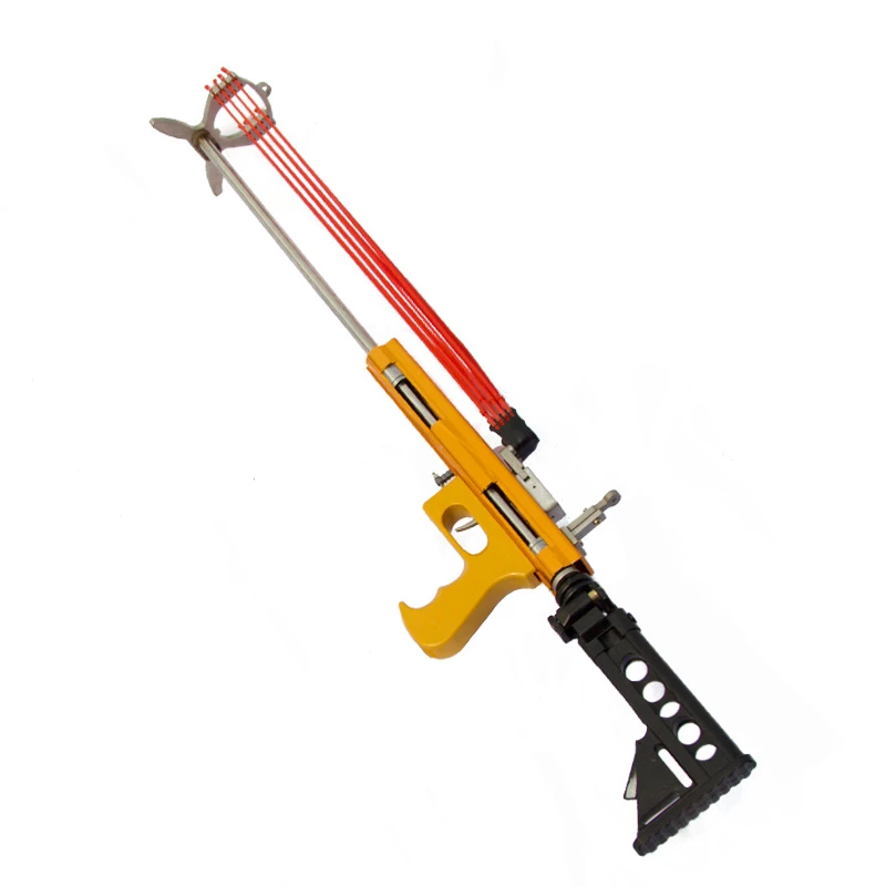 Mecânica Folding Slingshot Rifle, ao ar livre, Poderosos
