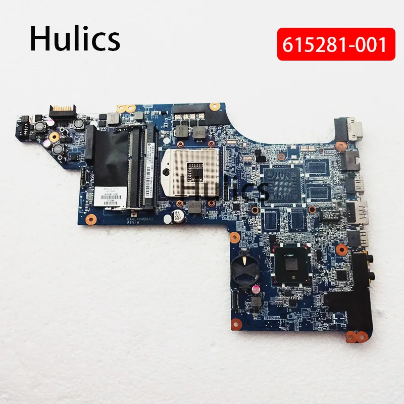 

Hulics Used 615281-001 DDR3 Main Board DA0LX6MB6F1 DA0LX6MB6H1 Mainboard For HP PAVILION DV6 DV6-3000 Laptop Motherboard