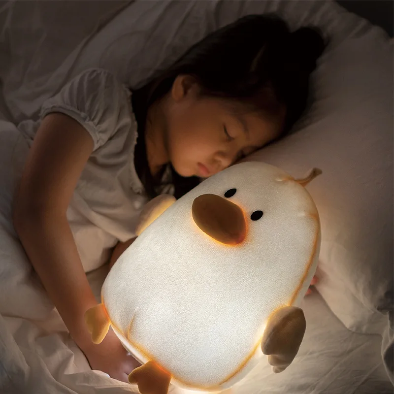 LED Pillow Light Plush Doll Cushion Animal Room Lights Decor Ambient Beside Table Lamp Toy Christmas Gifts for Kids