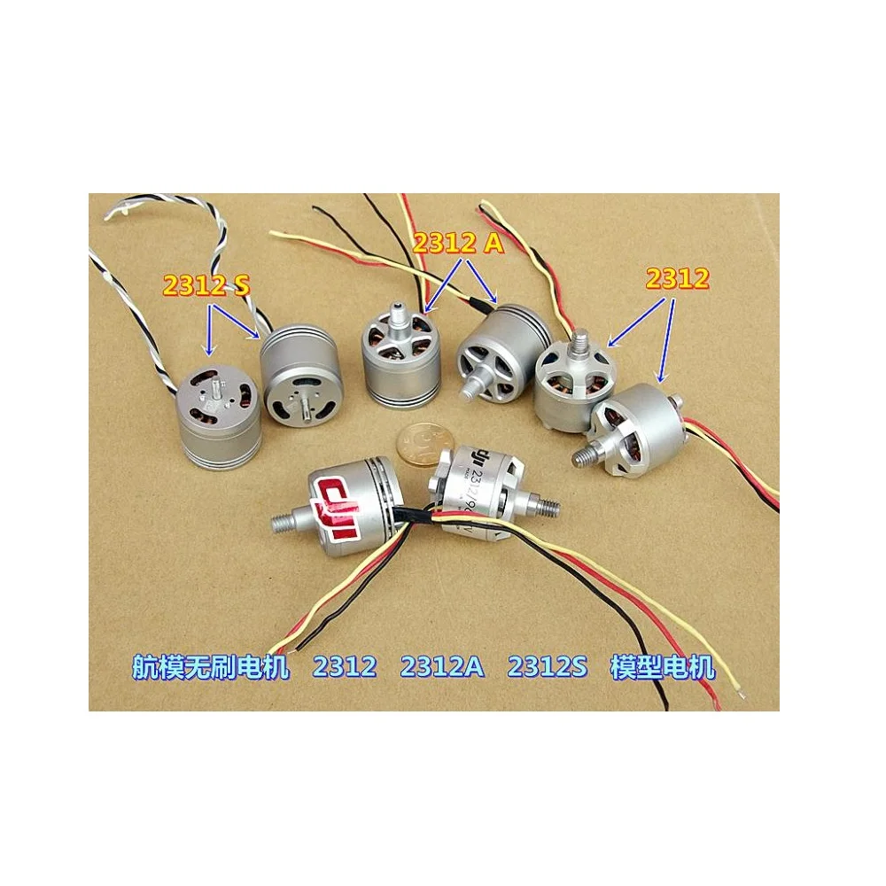 4PCS/Lot DJI (Original)  Phantom 2/3/4 Drone Brushless Motor 2312 2312A 2312S 800KV 960KV CW/CCW Multi-axis Aircraft