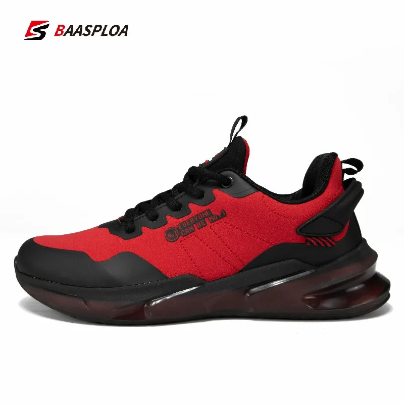 Baasploa Men Running Shoes 2024 New Design Non-slip Wear-resistant Casual Shoes Male Outdoor  Fashion Lightweight Walking Shoes