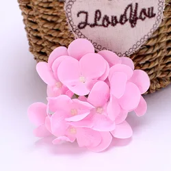 10PCS Handmade Hydrangea Flower Soap Flower Artificial Flower Christmas Gift Dotted Flower Bouquet with Flowers Skin Care Soap