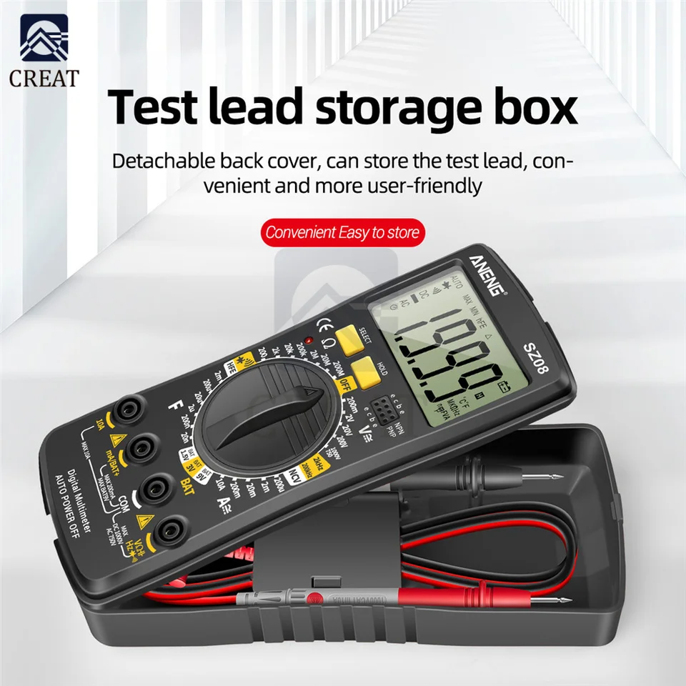 ANENG SZ08 Digital Multimeter High-precision Multi-function Fully