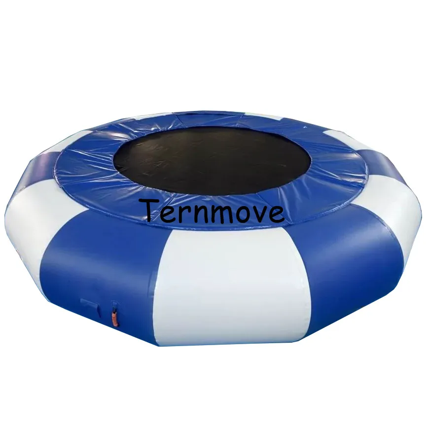 inflatable floating platform trampoline jumping bed floating water toys Gymnastics Trampoline water bouncer inflatable bouncer